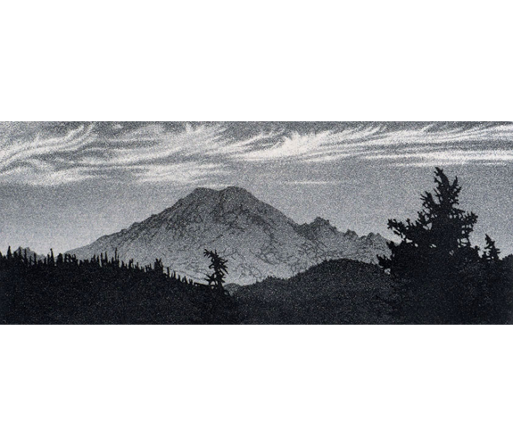 Stephen McMillan "Evening Light, Mt. Rainier"